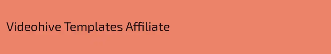 Videohive Templates Affiliate